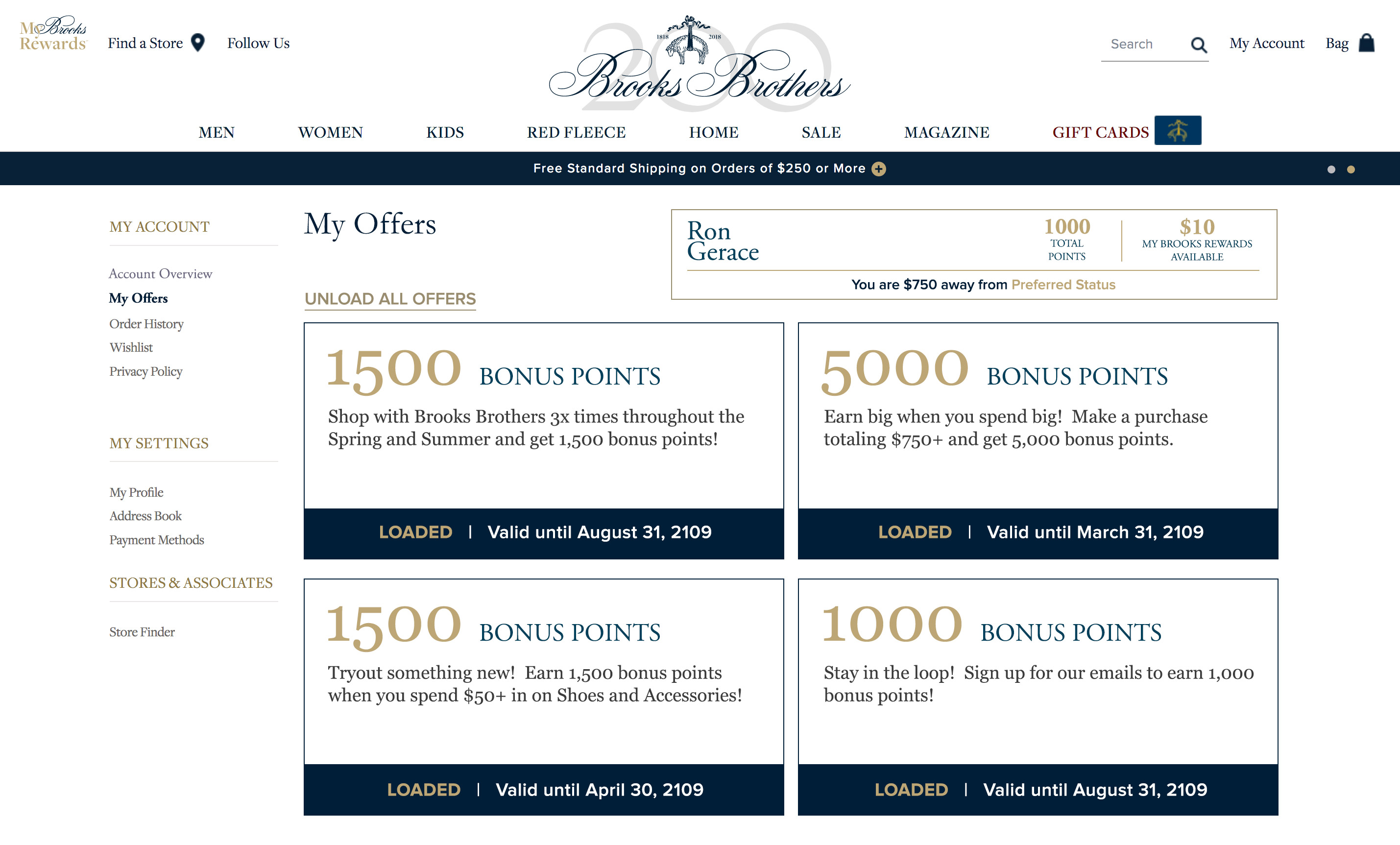 Brooks Brothers ES Loyalty Boost - Exchange Solutions