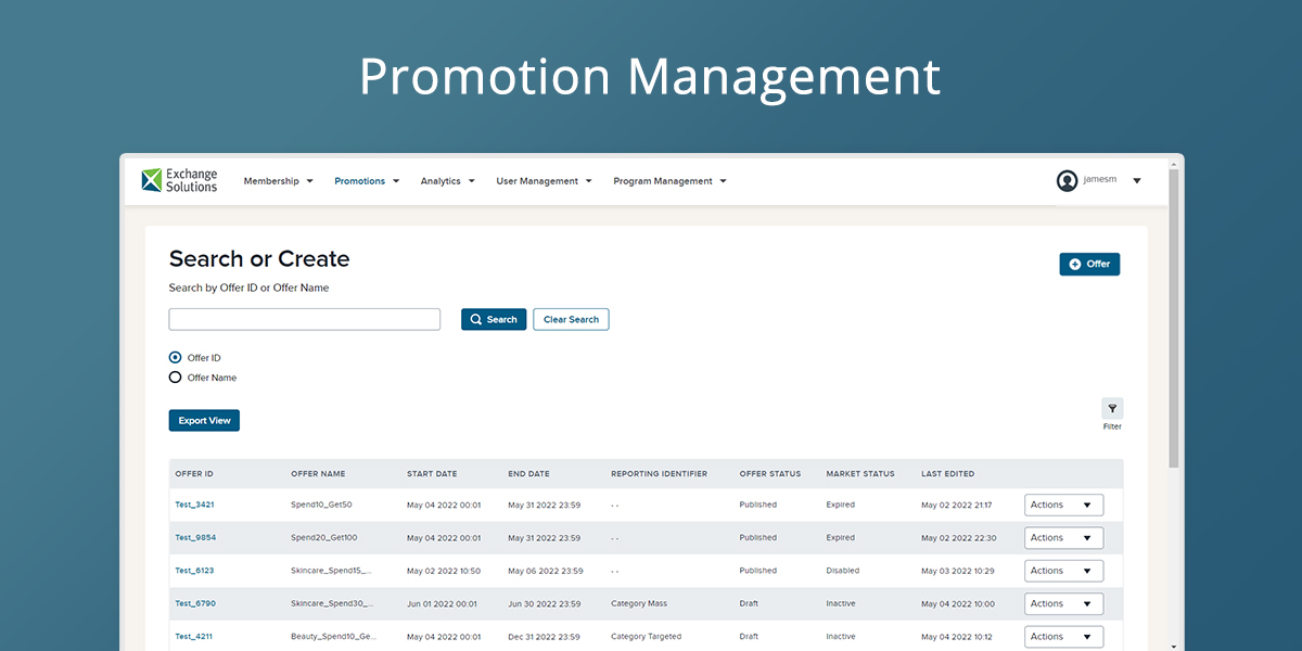 Promotion Management