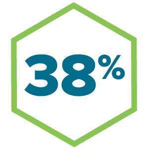 38 percent