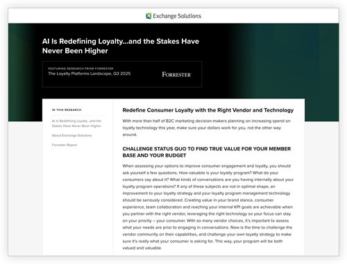 Forrester Landscape Report